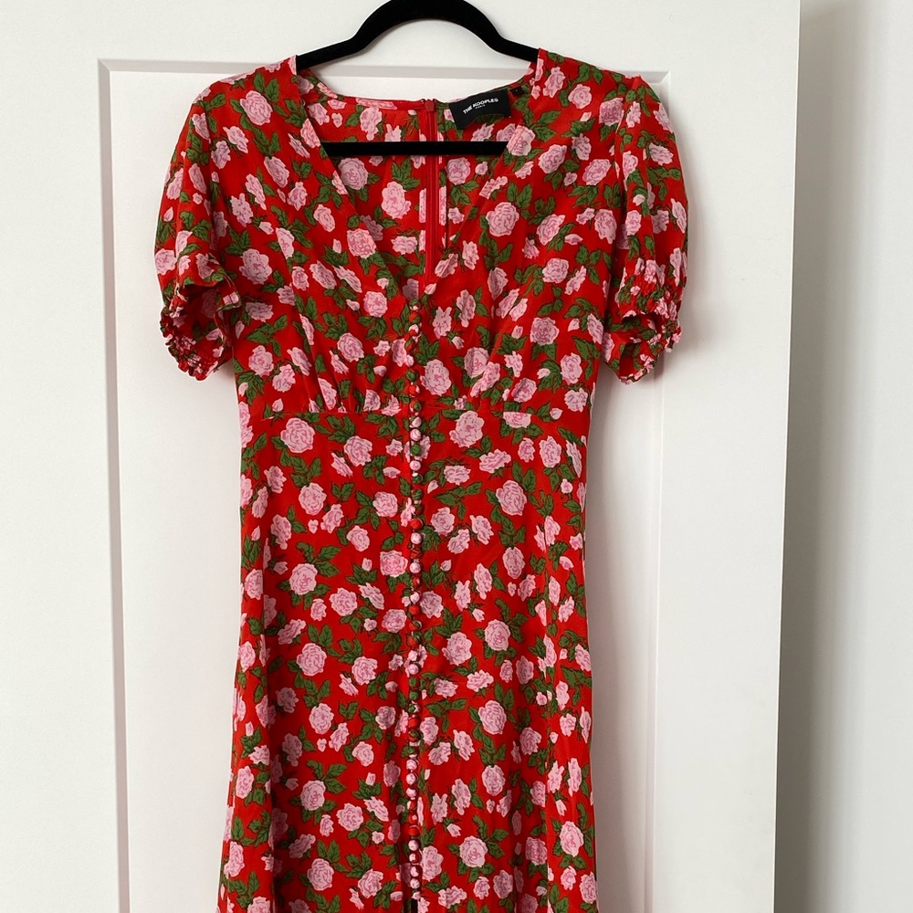 The Kooples midi silk dress